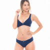 ropa interior azul conjunto basico