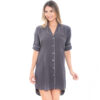 clasico camison gris pijama mujer