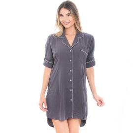 clasico camison gris pijama mujer