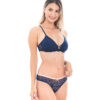 ropa interior de encaje azul