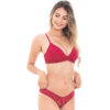 conjunto ropa interior rojo y sexy