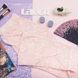 pijama pantalon color rosa