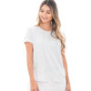 camiseta gris jaspe pijama mujer