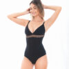 body negro con tiras