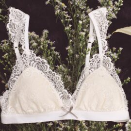 bralette ivory lace lingerie